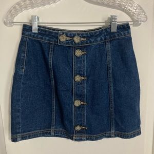 PACSUN Denim Skirt, Size W24